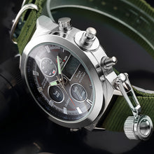 Load image into Gallery viewer, Digital Analog Watch Army Military Waterproof