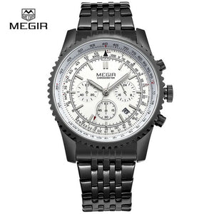 MEGIR Fashion Mens Quartz Wristwatch