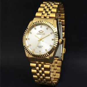 Golden New Clock gold Fashion Men watc