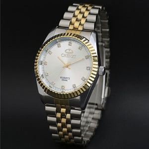 Golden New Clock gold Fashion Men watc