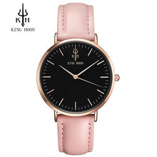 Load image into Gallery viewer, KING HOON Brand Leather Analog Quartz Watch Men