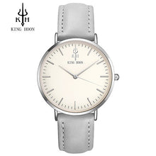 Load image into Gallery viewer, KING HOON Brand Leather Analog Quartz Watch Men