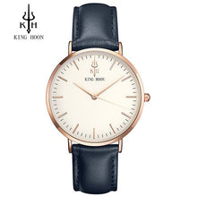 Load image into Gallery viewer, KING HOON Brand Leather Analog Quartz Watch Men