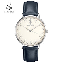 Load image into Gallery viewer, KING HOON Brand Leather Analog Quartz Watch Men