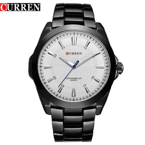 CURREN Simple Dial Classic Business Men Watchbre