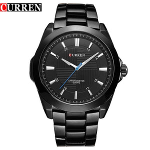 CURREN Simple Dial Classic Business Men Watchbre