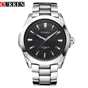 CURREN Simple Dial Classic Business Men Watchbre