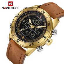Load image into Gallery viewer, NAVIFORCE 9144 Fashion Gold Men Sport Watches