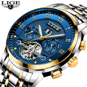 Relogio Masculino LIGE Mens Watches