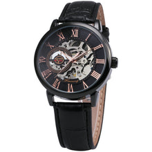 Load image into Gallery viewer, Black Gold Men Mechanical Watch