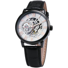 Load image into Gallery viewer, Black Gold Men Mechanical Watch