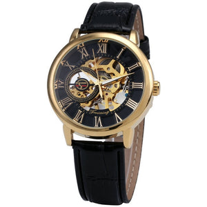 Black Gold Men Mechanical Watch