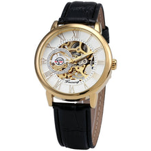 Load image into Gallery viewer, Black Gold Men Mechanical Watch