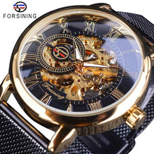 Load image into Gallery viewer, Forsining  Skeleton Sport Mechanical Watch