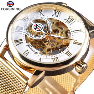 Forsining  Skeleton Sport Mechanical Watch