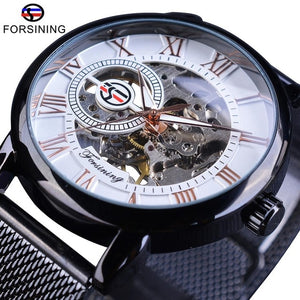 Forsining  Skeleton Sport Mechanical Watch