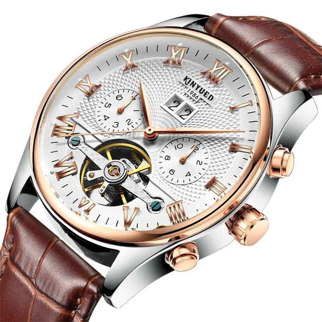 KINYUED Mechanical Watch Men