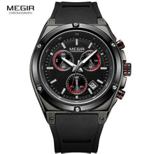 Load image into Gallery viewer, Megir Sports Silicone Chronograph Quartz Watches