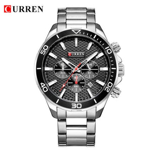 Mens Watches  CURREN Chronograph and Date