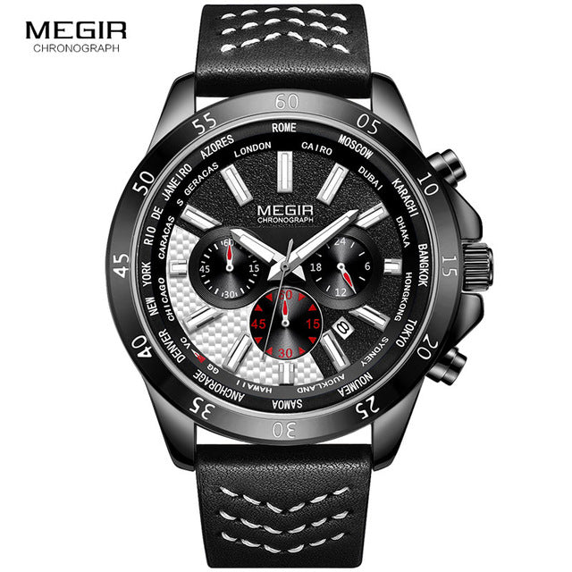 MEGIR Military Sports Quartz Watches for Men