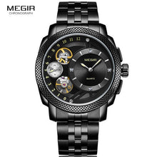 Load image into Gallery viewer, Megir Men&#39;s Steel Quartz Watches